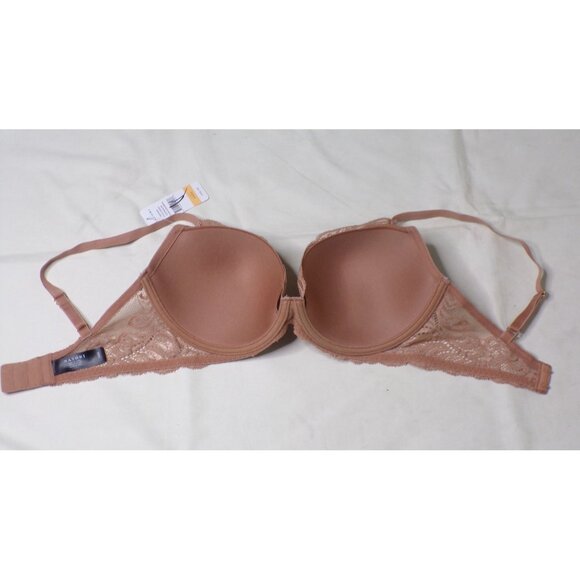 🆕 NATORI Feathers Underwire T-Shirt Plunge Bra 34DD Glow #730023 - Picture 10 of 10